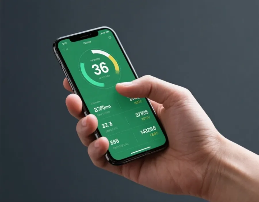 移动端赛事数据展示示意图