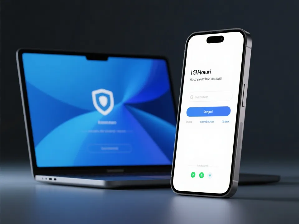 会员专属安全登录入口示意图